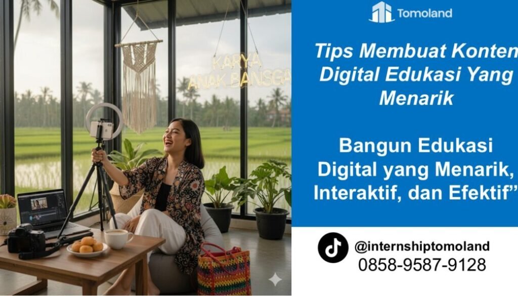 Tips Membuat Konten Digital Edukasi yang Menarik, Efektif dan Interaktif