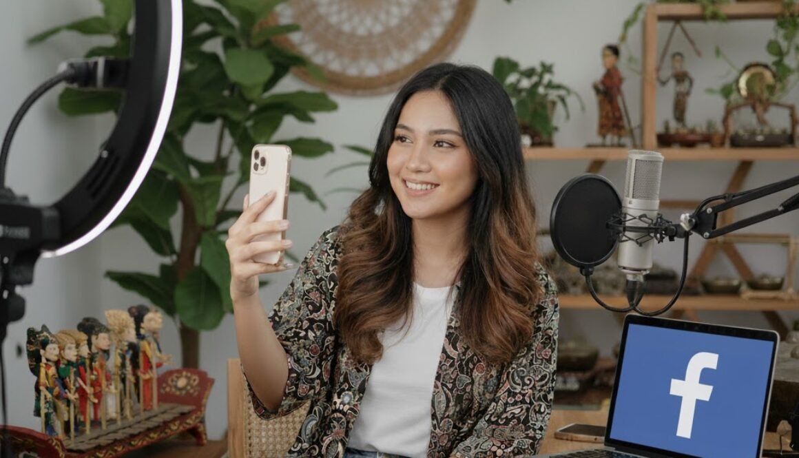 Tips Membuat Konten video Menarik di facebook fb INTERNSHIP TOMOLAND