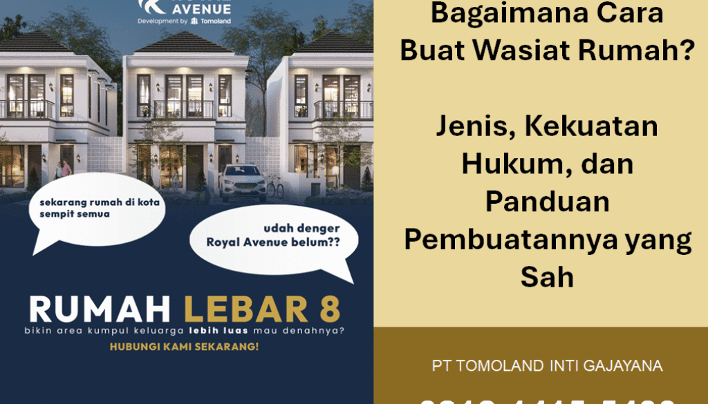 Bagaimana Cara Buat Wasiat Rumah? Jenis, Kekuatan Hukum, dan Panduan Pembuatannya yang Sah