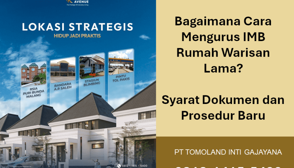 Bagaimana Cara Mengurus IMB Rumah Warisan Lama? Syarat Dokumen dan Prosedur Baru