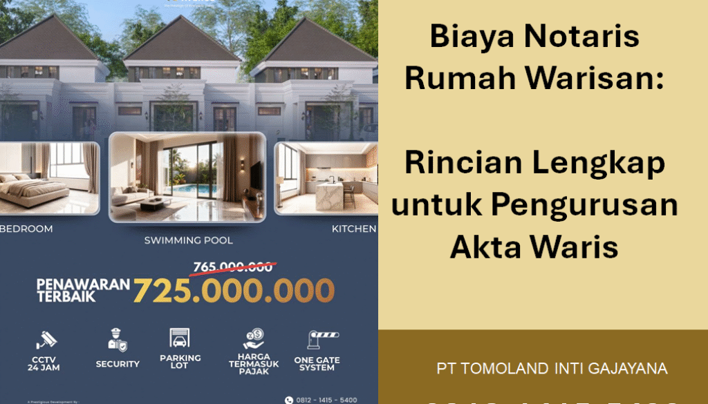 Biaya Notaris Rumah Warisan: Rincian Lengkap untuk Pengurusan Akta Waris
