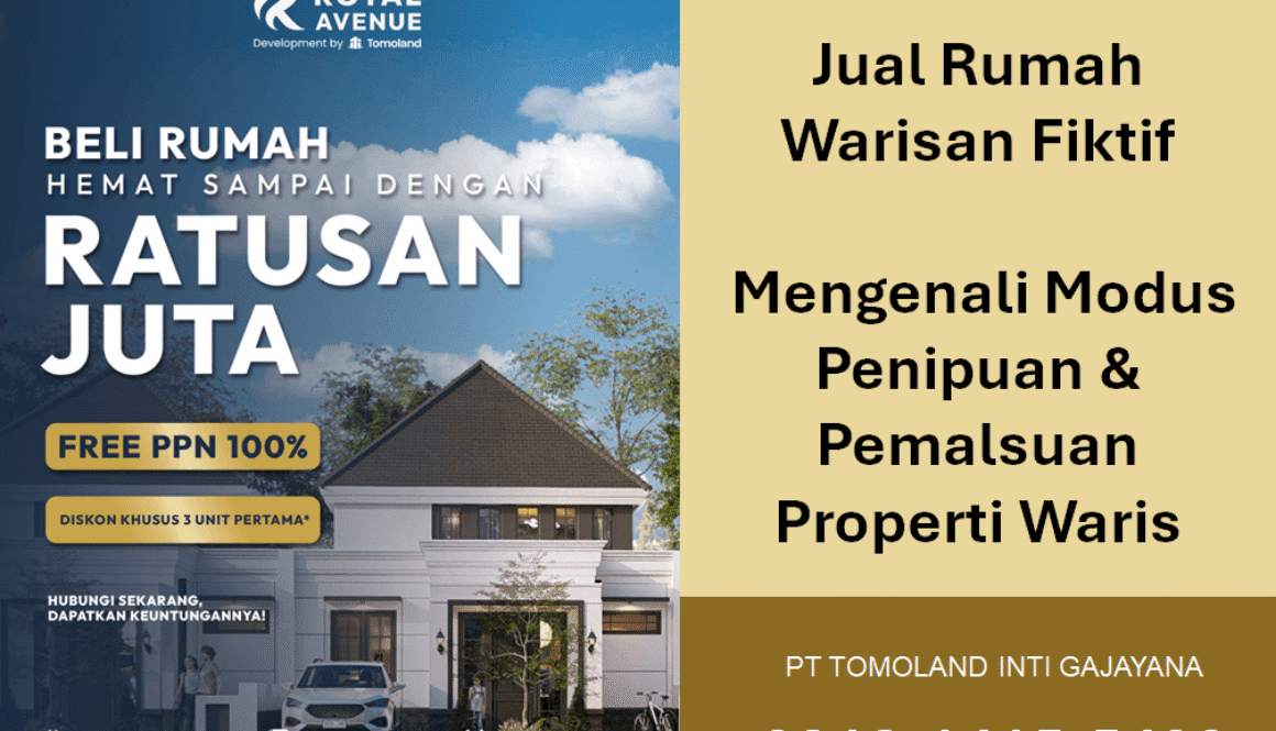 Jual Rumah Warisan Fiktif: Mengenali Modus Penipuan & Pemalsuan Properti Waris