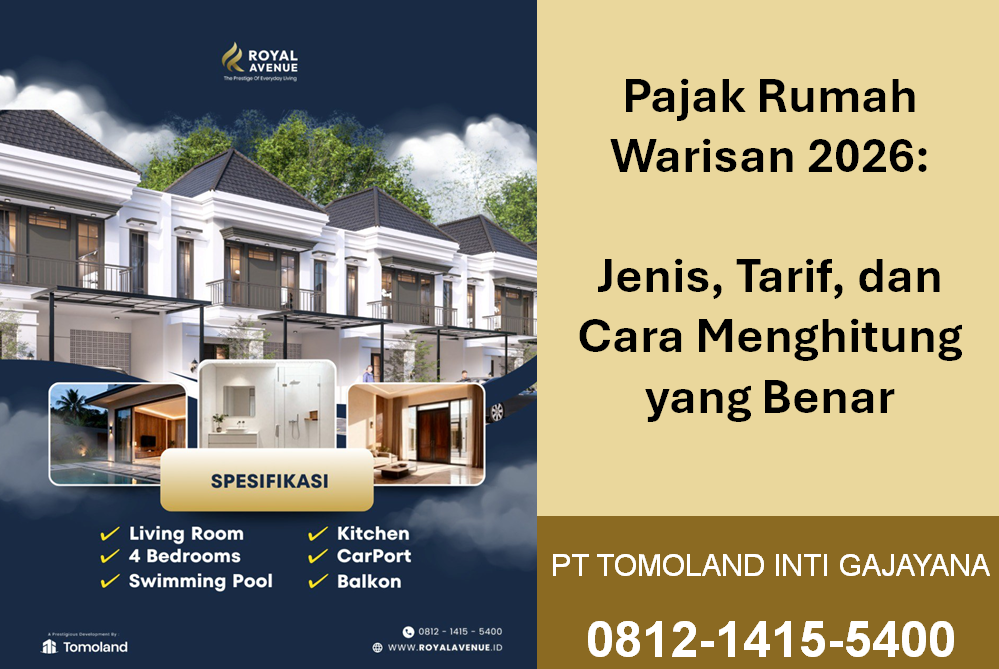 Pajak Rumah Warisan 2026: Jenis, Tarif, dan Cara Menghitung yang Benar