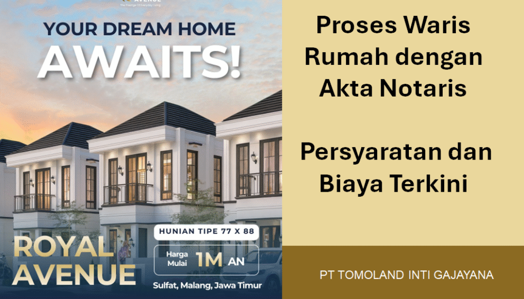 Proses Waris Rumah dengan Akta Notaris: Persyaratan dan Biaya Terkini
