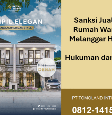 Sanksi Jual Beli Rumah Warisan Melanggar Hukum: Hukuman dan Denda
