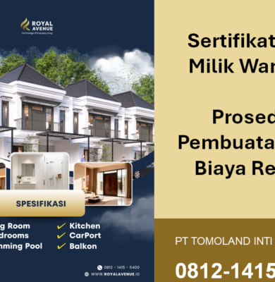 Sertifikat Hak Milik Warisan: Prosedur Pembuatan dan Biaya Resmi