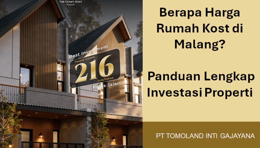 Berapa Harga Rumah Kost di Malang? Simak Estimasi dan Analisis Keuntungannya