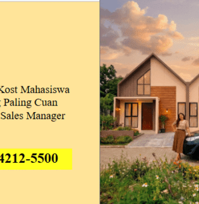 Investasi Kost Mahasiswa Malang Paling Cuan Menurut Sales Manager
