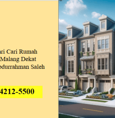 Pramugari Cari Rumah Hunian Malang Dekat Bandara Abdurrahman Saleh