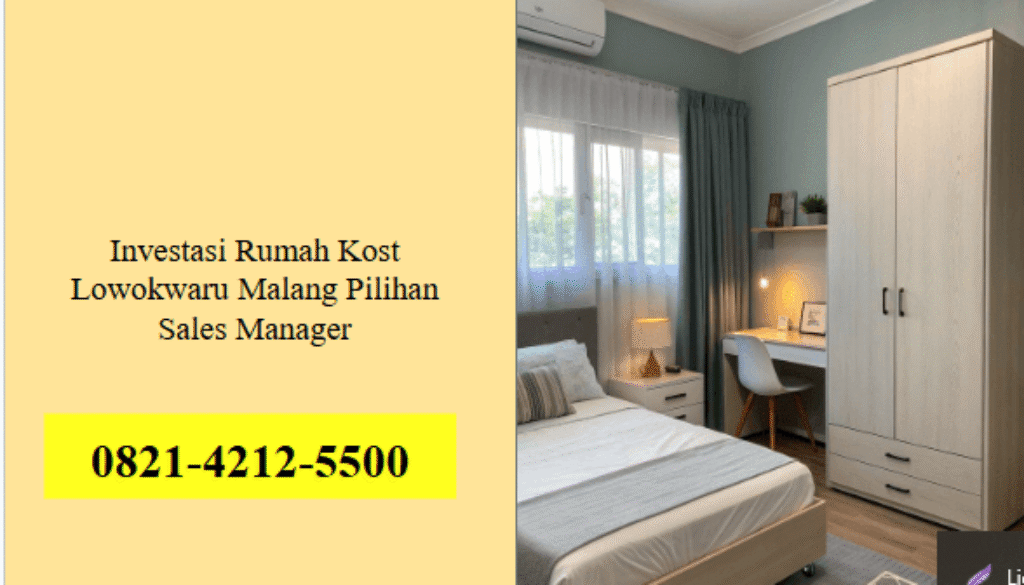 Investasi Rumah Kost Lowokwaru Malang Pilihan Sales Manager