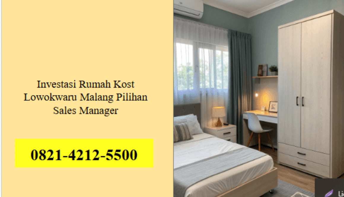 Investasi Rumah Kost Lowokwaru Malang Pilihan Sales Manager