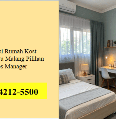 Investasi Rumah Kost Lowokwaru Malang Pilihan Sales Manager