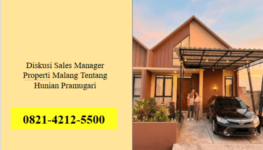 Diskusi Sales Manager Properti Malang Tentang Hunian Pramugari
