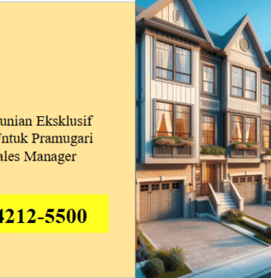 Pilihan Hunian Eksklusif Malang Untuk Pramugari Dari Sales Manager