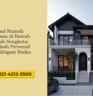 Jual Rumah Warisan di Bawah Tanah Sengketa: Langkah Preventif dan Mitigasi Risiko