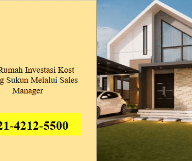 Beli Rumah Investasi Kost Malang Sukun Melalui Sales Manager