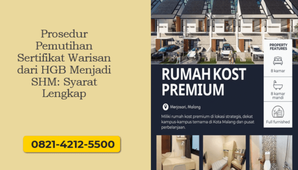 Prosedur Pemutihan Sertifikat Warisan dari HGB Menjadi SHM: Syarat Lengkap