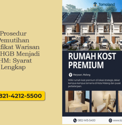 Prosedur Pemutihan Sertifikat Warisan dari HGB Menjadi SHM: Syarat Lengkap