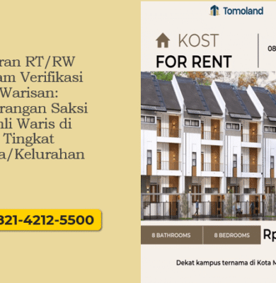Peran RT/RW dalam Verifikasi Warisan: Keterangan Saksi Ahli Waris di Tingkat Desa/Kelurahan