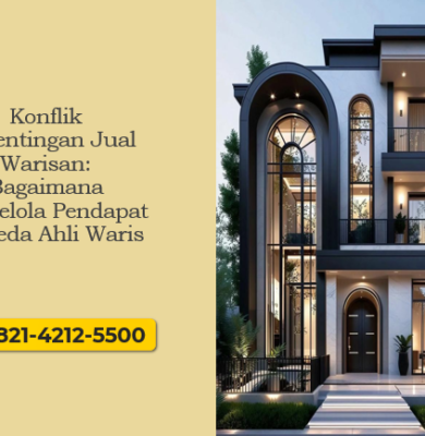 Strategi mengelola konflik kepentingan jual warisan agar penjualan properti keluarga berjalan lancar dan legal.