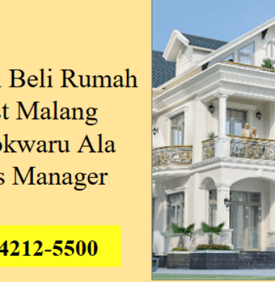 Strategi Beli Rumah Kost Malang Lowokwaru Ala Sales Manager