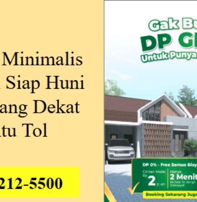 Rumah Minimalis Modern Siap Huni Di Malang Dekat Pintu Tol