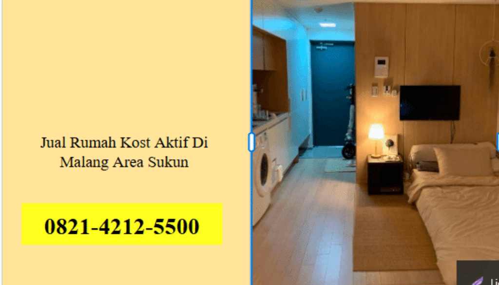 Jual Rumah Kost Aktif Di Malang Area Sukun