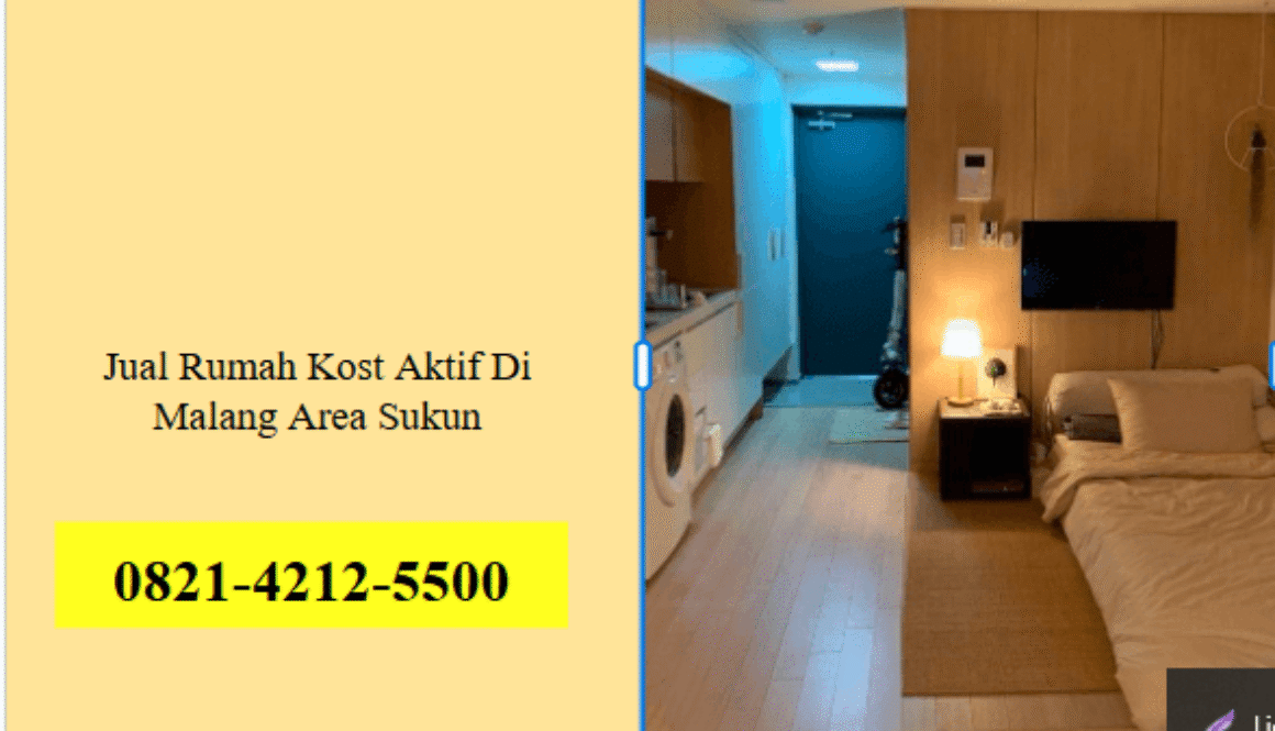 Jual Rumah Kost Aktif Di Malang Area Sukun