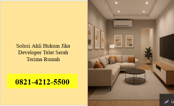 Solusi Ahli Hukum Jika Developer Telat Serah Terima Rumah
