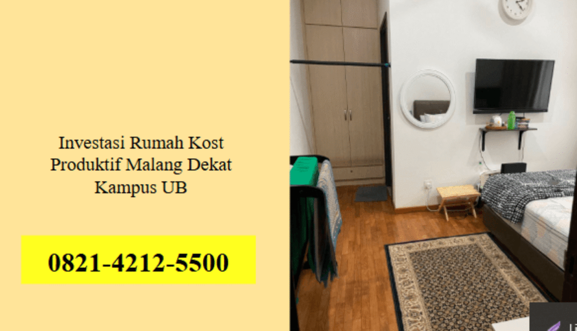 Investasi Rumah Kost Produktif Malang Dekat Kampus UB