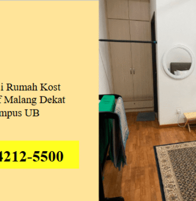 Investasi Rumah Kost Produktif Malang Dekat Kampus UB
