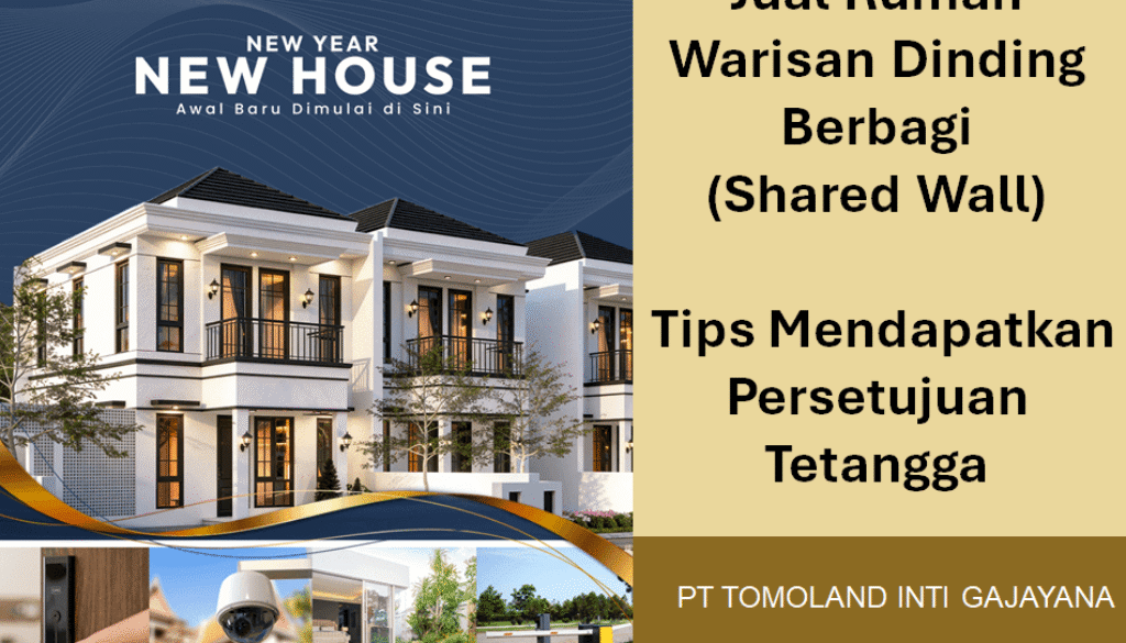 Jual Rumah Warisan Dinding Berbagi (Shared Wall): Tips Mendapatkan Persetujuan Tetangga