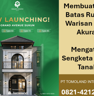 Membuat Peta Batas Rumah Warisan yang Akurat: Mengatasi Sengketa Batas Tanah