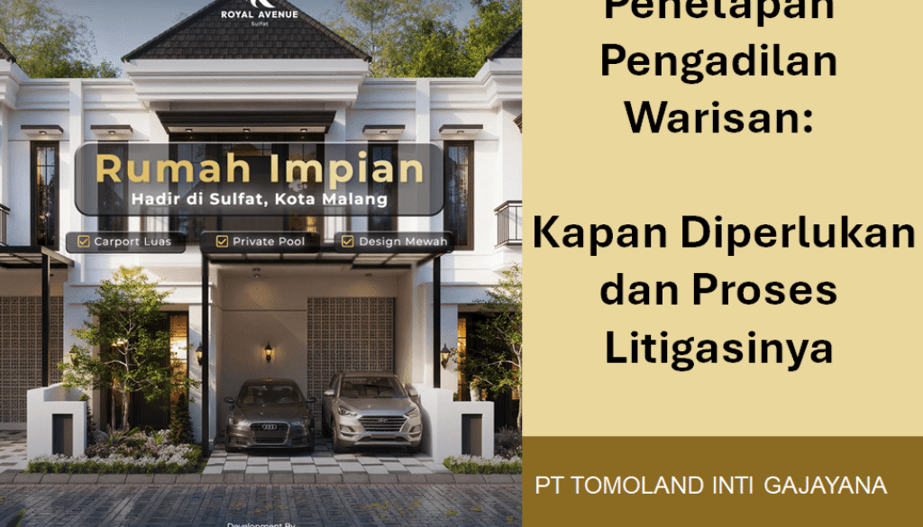 Penetapan Pengadilan Warisan: Kapan Diperlukan dan Proses Litigasinya