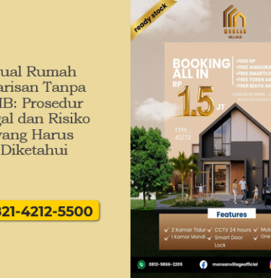 Jual rumah warisan tanpa IMB memiliki risiko hukum. Pelajari prosedur legal dan solusi aman sebelum transaksi.