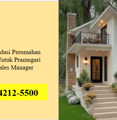 Rekomendasi Perumahan Malang Untuk Pramugari Dari Sales Manager