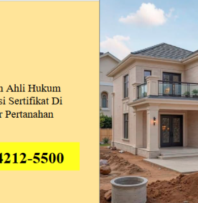 cLangkah Ahli Hukum Verifikasi Sertifikat Di Kantor Pertanahan