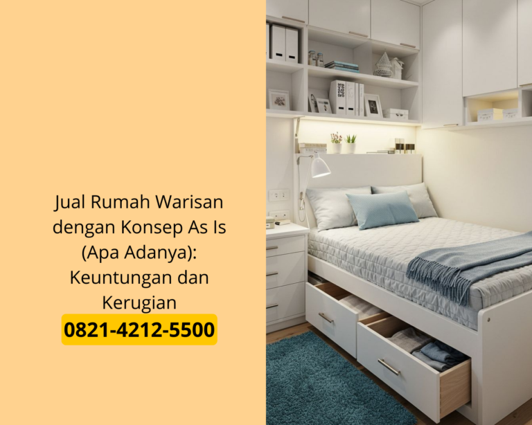 Jual Rumah Warisan dengan Konsep As Is (Apa Adanya): Keuntungan dan Kerugian