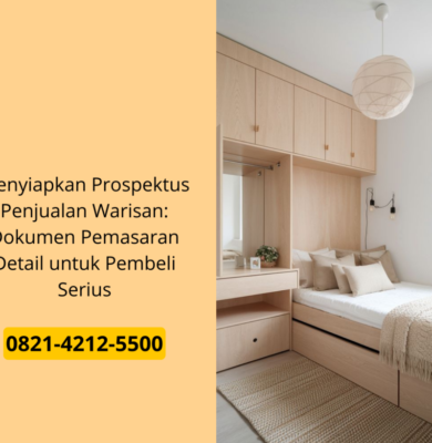 Menyiapkan Prospektus Penjualan Warisan: Dokumen Pemasaran Detail untuk Pembeli Serius