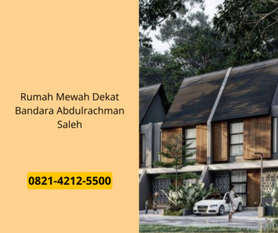 Rumah Mewah Dekat Bandara Abdulrachman Saleh