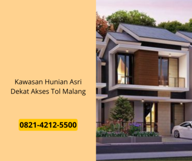 Kawasan Hunian Asri Dekat Akses Tol Malang