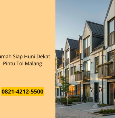Rumah Siap Huni Dekat Pintu Tol Malang