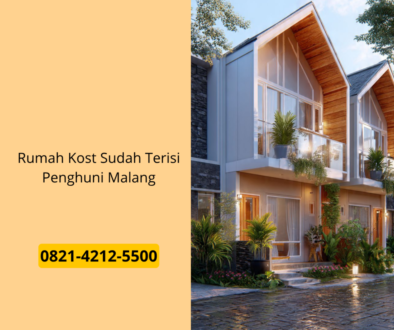 Rumah Kost Sudah Terisi Penghuni Malang