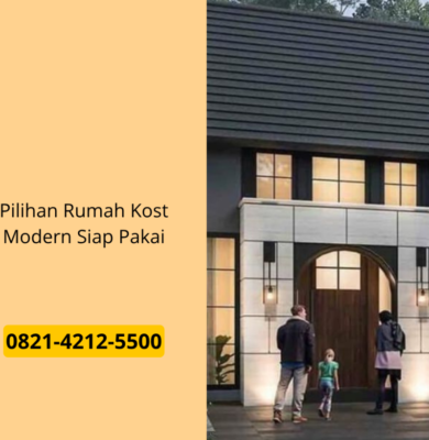 Pilihan Rumah Kost Modern Siap Pakai