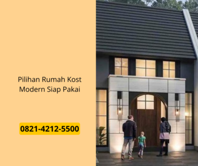 Pilihan Rumah Kost Modern Siap Pakai