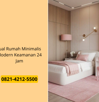 Jual Rumah Minimalis Modern Keamanan 24 Jam