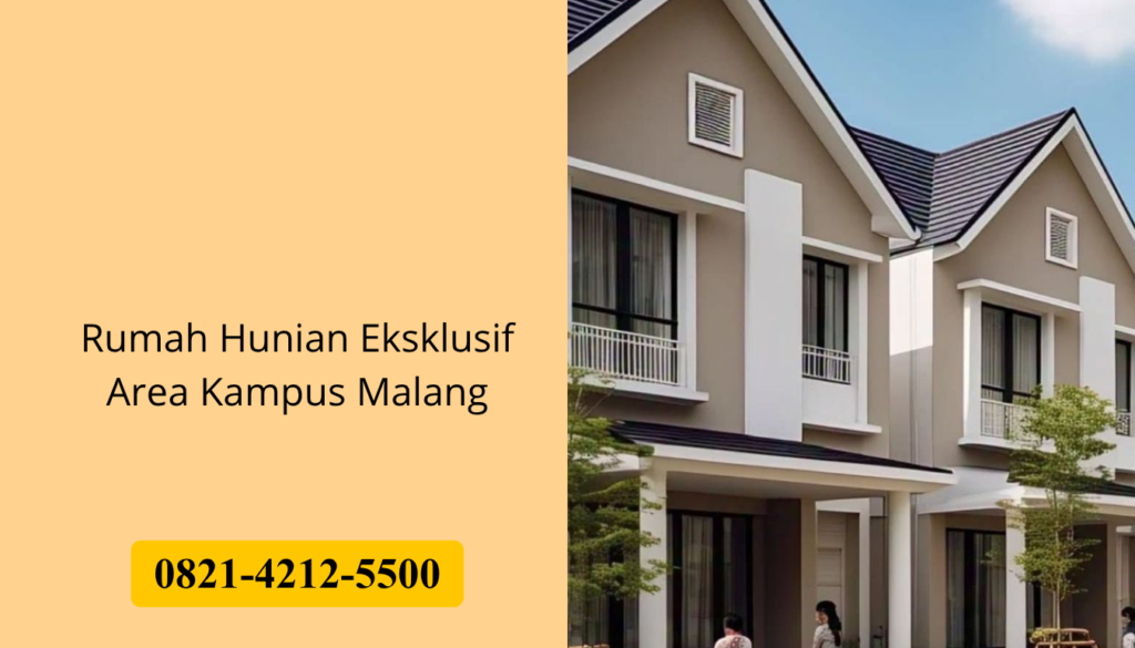 Rumah Hunian Eksklusif Area Kampus Malang