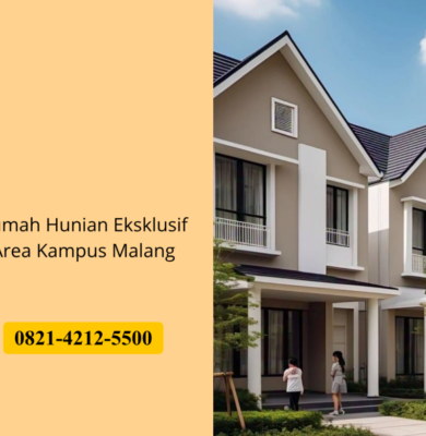 Rumah Hunian Eksklusif Area Kampus Malang
