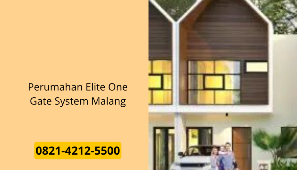 Perumahan Elite One Gate System Malang