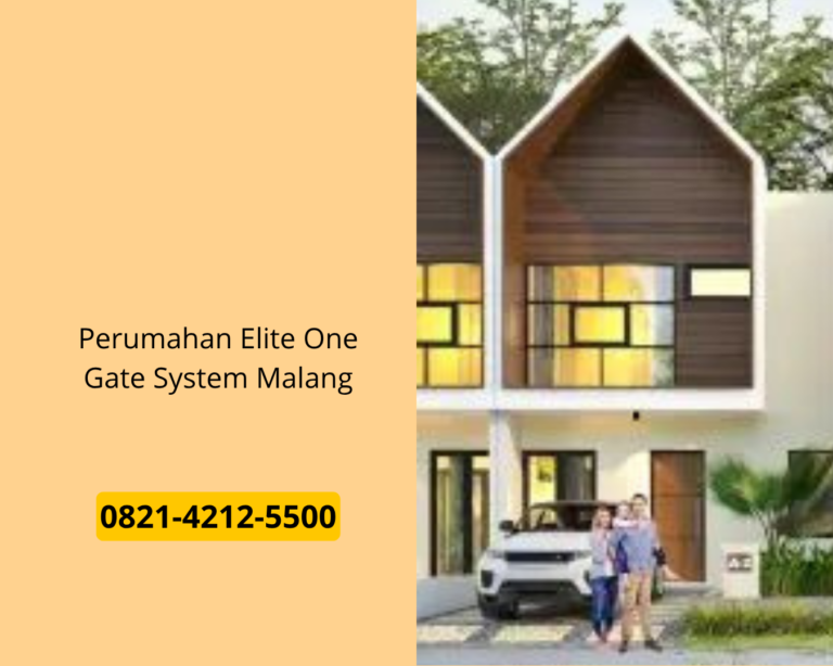 Perumahan Elite One Gate System Malang
